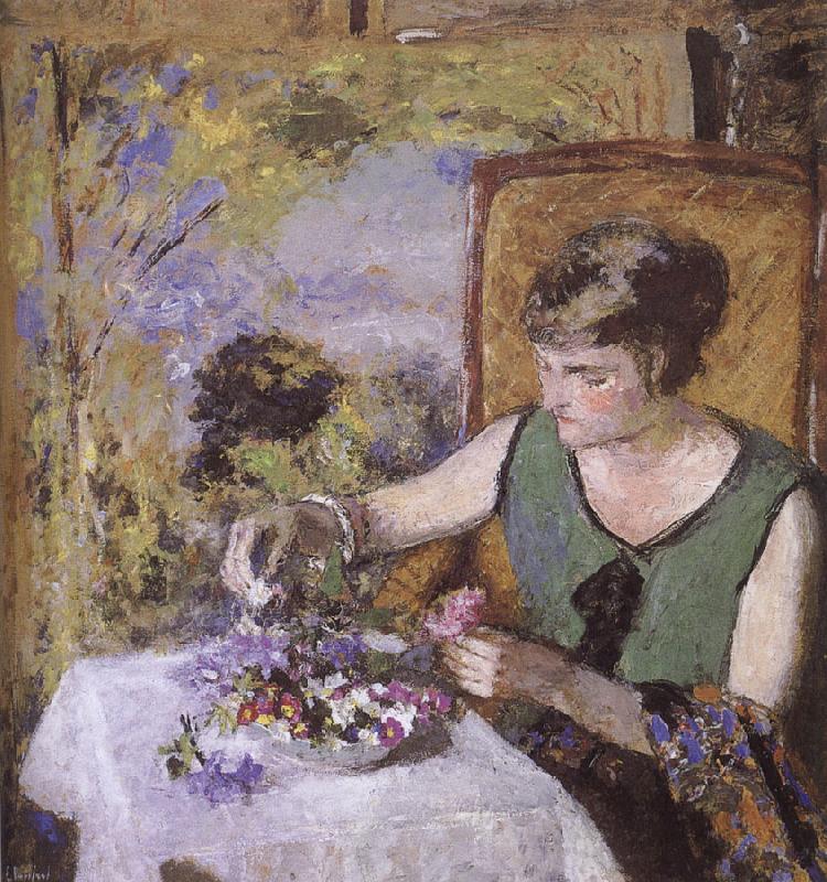 Edouard Vuillard Flower of Annette Sweden oil painting art